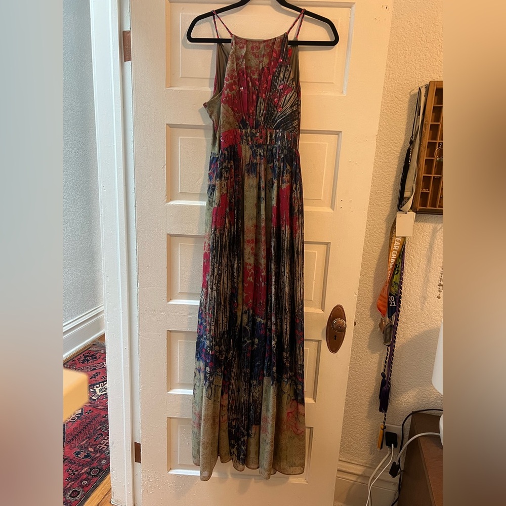 Anthropologie floor length gown